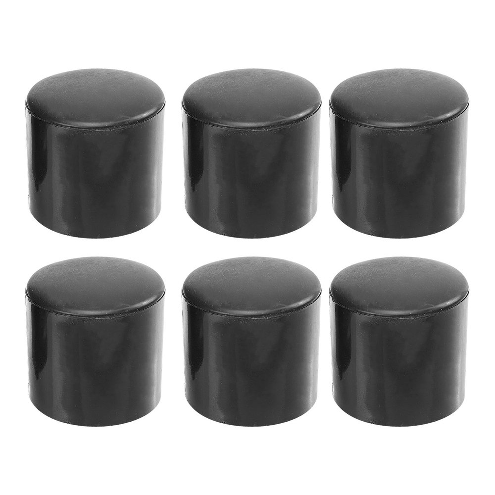 WRITWAA 6-Pack Black Cylindrical Plastic Sliding Door Handles, Easy to Install and Space-Saving, for Public Toilet Partition Walls