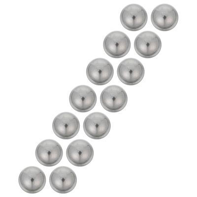 SHINEOFI 14-Piece Precision Wear-Resistant High-Hardness Carbon Steel Balls, Round Silver-Colored