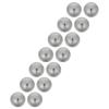 SHINEOFI 14-Piece Precision Wear-Resistant High-Hardness Carbon Steel Balls, Round Silver-Colored view 1