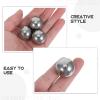 SHINEOFI 14-Piece Precision Wear-Resistant High-Hardness Carbon Steel Balls, Round Silver-Colored view 3