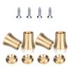 Brass Cutting Board Feet - 4 Pack view 1
