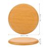 UKCOCO Round Stool Seat Cover for Bar Stools, Smooth, Round, Replacement Part view 2