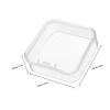 ibasenice 4-Piece Small Square Storage Boxes with Lid view 2