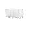 STOBAZA Transparent Plastic CD Storage Box, 40 Sleeves, 2-Pack view 2