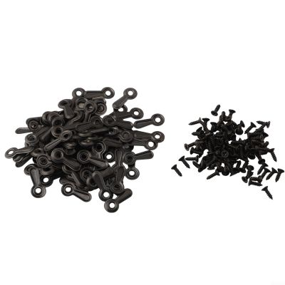 Picture Frame Parts, 100 pcs, Iron Turn Knob Back Clips