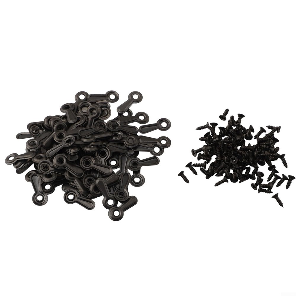 Picture Frame Parts, 100 pcs, Iron Turn Knob Back Clips