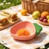 Garlic Grater Plate | Multifunctional Ceramic Hand Grater in Carrot Shape view 3
