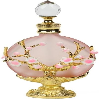 Vintage Perfume Bottle, 30 mL Empty Mini Glass Bottle for Essential Oils, Decorative for Women