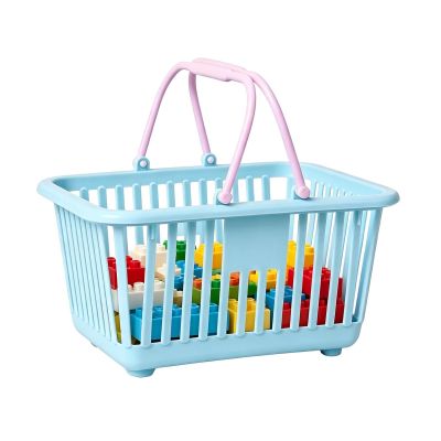 Compact Storage Basket - Portable Organizer with Handles