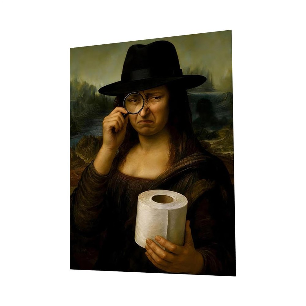 Mona Lisa Bathroom Art Print