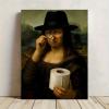 Mona Lisa Bathroom Art Print view 2