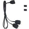 LiRRvb ARGB 5V 3-Pin Extension Cable Adapter, 1-to-2 Fan Hub Splitter view 1