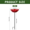 Standing Bird Waterers, 3-Pack, Flower Design view 2