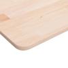 Solid Oak Vanity Countertop 60 x 40 x 1.5 cm, Untreated view 2