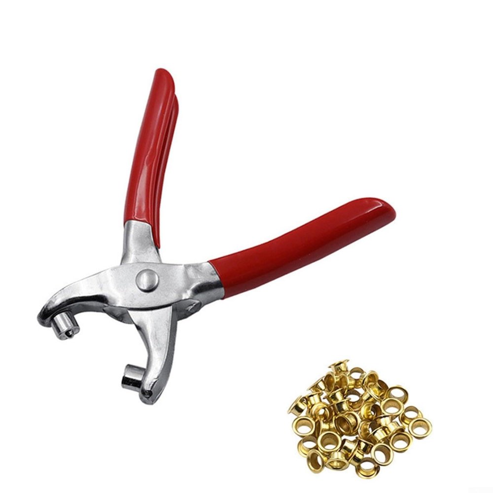 Glewi 1/4 Inch Eyelet Tool Set with 40 Eyelets