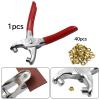 Glewi 1/4 Inch Eyelet Tool Set with 40 Eyelets view 2