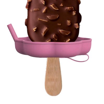 Ice Cream Holder | Silicone Drip Catcher Stand