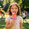 Ice Cream Holder | Silicone Drip Catcher Stand view 2