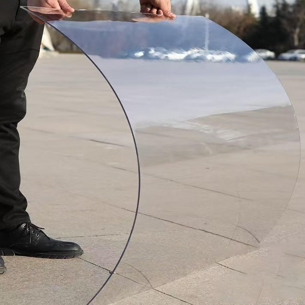 1 mm Polycarbonate Sheet, Transparent Weather-Resistant Cover for Greenhouses and Outdoor Roofing