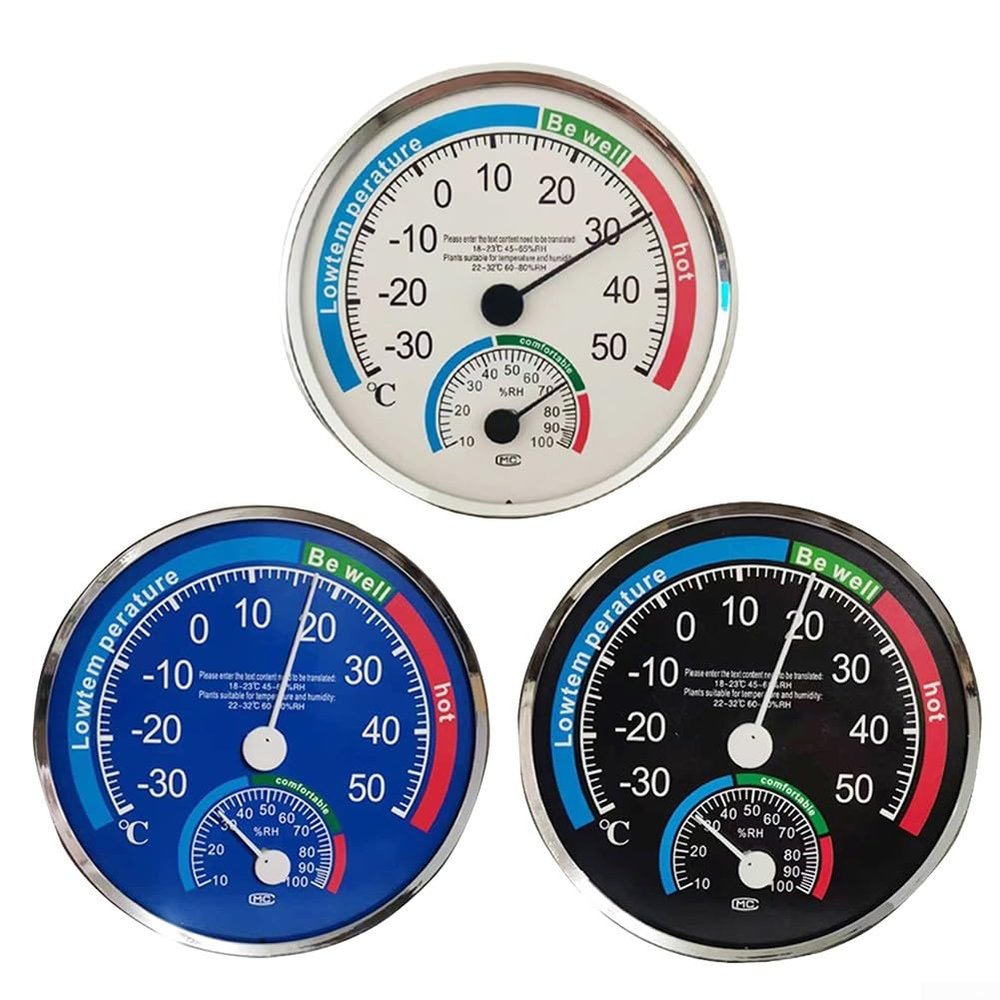Wall-Mounted Thermometer and Hygrometer