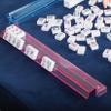 Nukinp Mahjong Racks with Pushers, 4-Piece Set, 47.5 cm, Clear Acrylic view 4