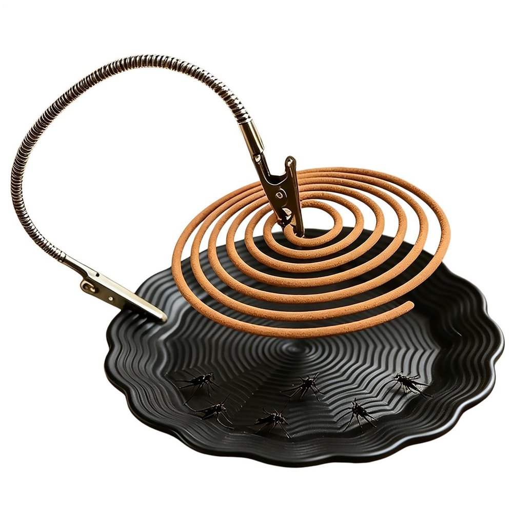 Incense Coil Holder with Tray