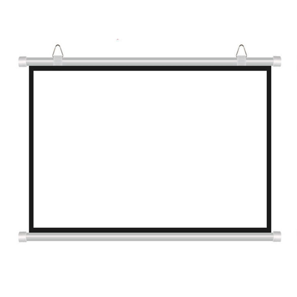 Peakjune Ceiling-Mount Projector Screen Roller, Portable Foldable Screen