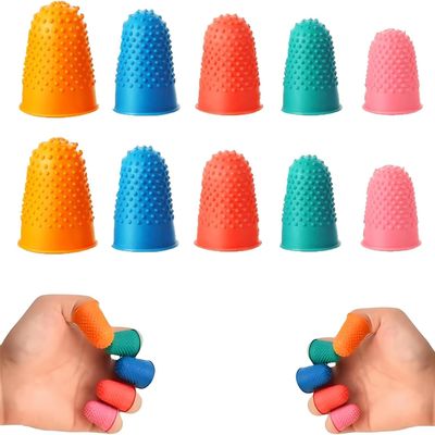CMBXAQ 10-Piece Rubber Finger Caps