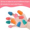 CMBXAQ 10-Piece Rubber Finger Caps view 3