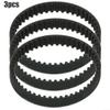 3-Piece Drive Belt Set for Vax VBT3ASV1, Vax 2 Max Vacuum view 3
