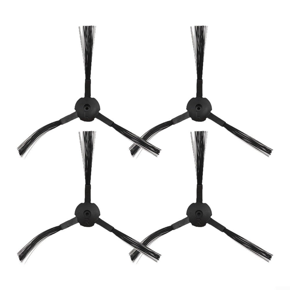 Momfin Side Brush for DOMOOVA DRV80 Animal Robot Vacuum, High-Efficiency Corner Cleaning Accessory, Plastic, Easy Replacement (4 Pack)
