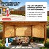 Weatherproof Bamboo Roller Shade view 2