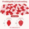 Tourima Strawberry Birthday Confetti 100 pcs view 2