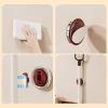 Tyinerc Wall-Mount Broom Holder, Self-Adhesive Hook view 4