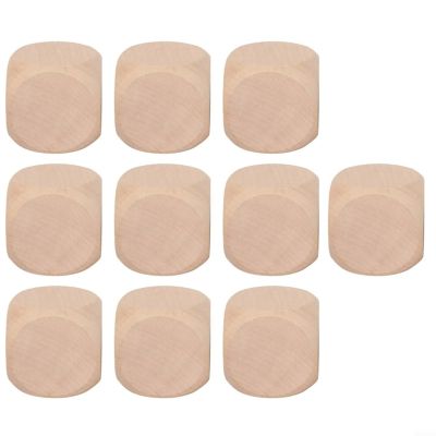 Unfinished Wood Cube Set, 10 Pieces (22 mm)