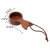 10 g Fishtail Wooden Spoon for Measuring view 2