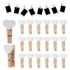 ibasenice Mini Heart-Shaped Clips - 20 Pack view 1