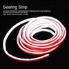 Qcwwy 9 mm x 8 mm Silicone Anti-Collision Strip, 6 m, Soundproof Sealing Tape for Doors, Windows, Cars, Machines, Refrigerators, and Household Items view 3