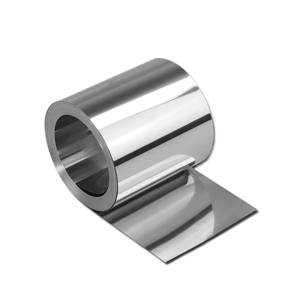 Thalawirefix 304 Stainless Steel Foil Strip, 50/100 mm Wide, 0.01–0.6 mm Thick, 1 m Roll (0.2 × 50 × 1000 mm)