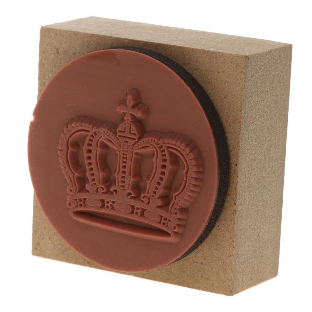 PIXZCSA Vintage Crown Pattern Stamp