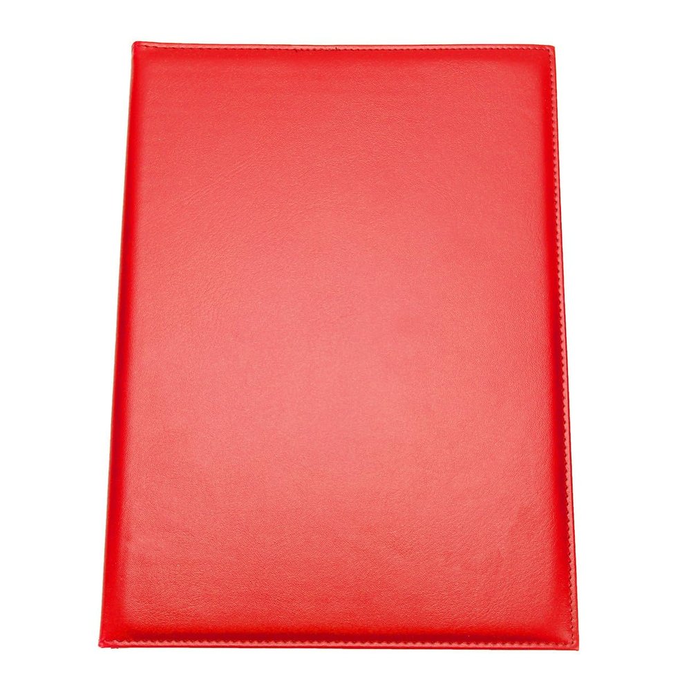 Padded Diploma Cover for A4 Certificates, Red Leather Finish