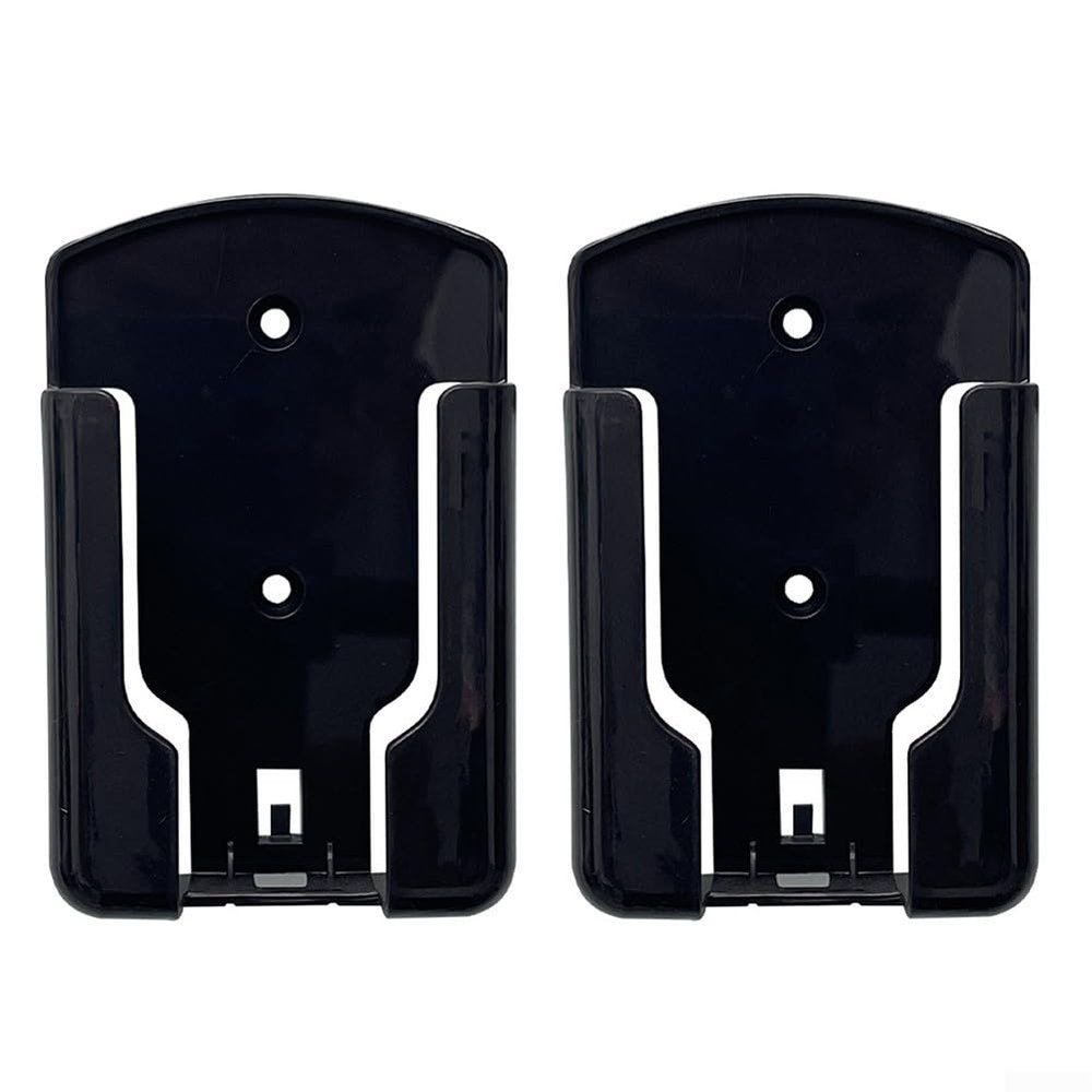 Remote Control Wall Mount, 2-Pack for TV, AC, Office (Black)