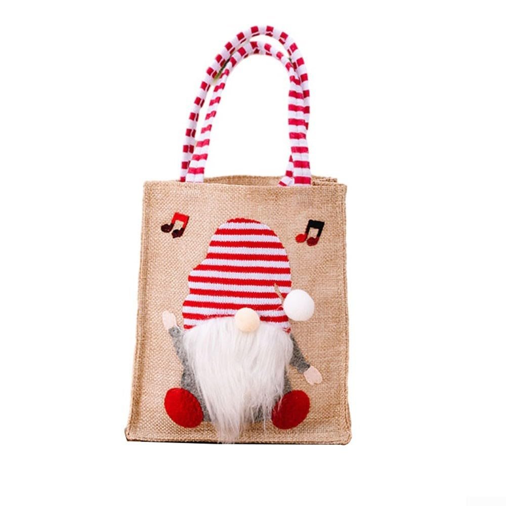 Rudolph Jute Christmas Bag for Kids