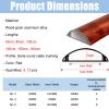 YAYDAFSHSAI Aluminum Cable Raceway Set, Red, Various Sizes, 4 or 10 Pieces view 2