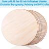 Raw Wood Craft Discs for Painting view 4