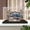 Acrylic Display Case for Le*-GO 11370 Stran*ger Things: Der Mai*Sound Tief - Ultra-Clear and Dustproof (Model Not Included) (Black - 3 mm) view 2