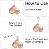 High-Quality Keychain Crafting Set 40Pcs view 3