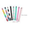 HOLIDYOYO 8-Pack Adjustable Stretch Silicone Bracelets for Parties and Everyday Wear view 2