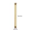 GRIRIW Copper Tubes for DIY Lighting Projects and Lamp Repairs, 2-Pack, M10 Straight Hollow Threaded Tubes view 2