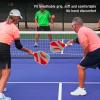 Lightweight Fiberglass Pickleball Paddle Set, Pickleball Paddles with Protective PVC Edge Guard, Breathable PU Grip, Portable Sports Equipment with Carrying Bag for Men and view 3